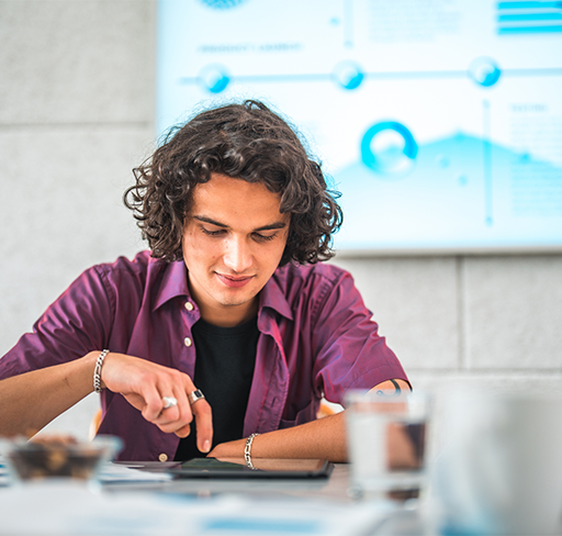 Man working in the office