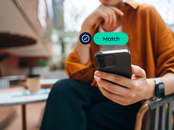 Man with verified payee phone